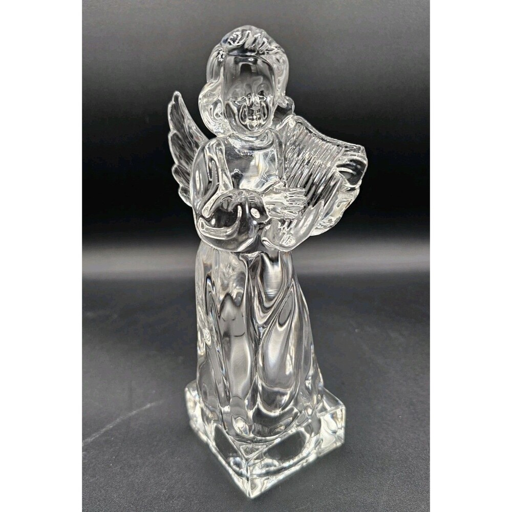 Mikasa Herald Collection Angelic Angel w/ Harp-Lead Crystal Germany 093/929